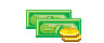 Money dribbble fun green icon money yellow
