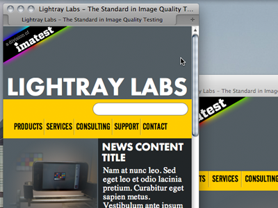 Lightray Build 2 day 5 responsive website