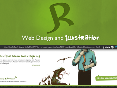 Portfolio Home Page home page illustration texture web design