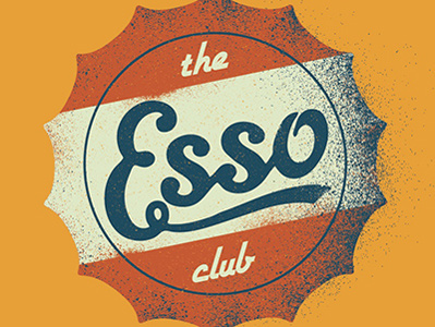 Clemson Bottlecap bottle cap clemson club esso retro t shirt vintage