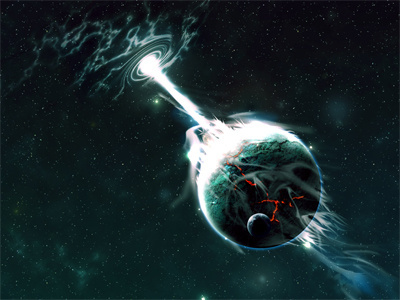 Space Wallpaper black blue green planet space stars wallpaper