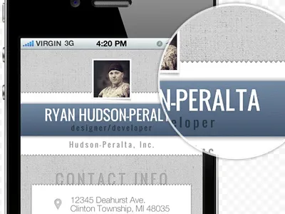 CardFlick Template Concept cardflick concept paper template texture