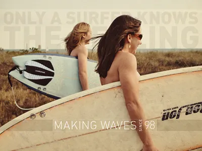 Only a surfer knows typography