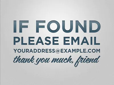 If Found Lock Screen ios iphone lock screen screen