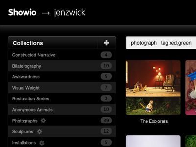 Showio Library ui webapp