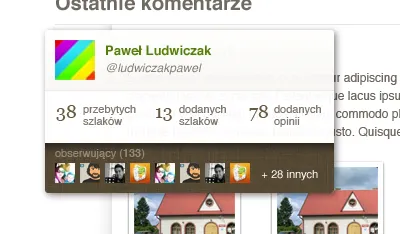 Profile Hover card profile