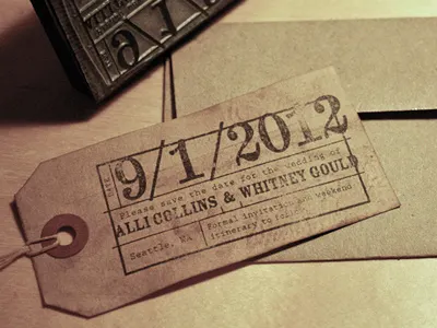 Save the date rsvp save the date stamp wedding