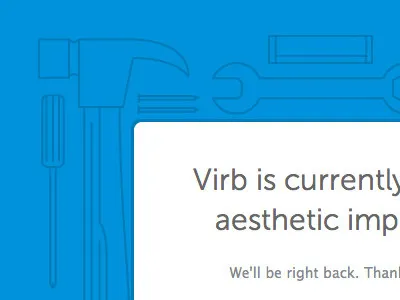 Virb Maintenance illustration maintenance ui virb