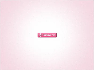 Dribbble Button button dribbble dribbble button follow me