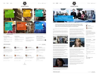 web. Just a concept design layout rainbow ui web website