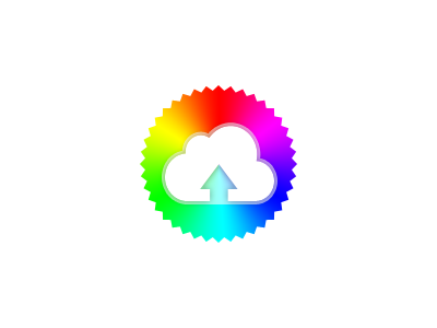 Upload cloud icon upload