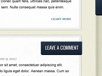 Comment Boxes borders button comment paper pop out