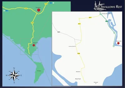 Map compass illustrator map