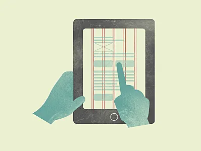 iPad grid grid illustration ipad texture