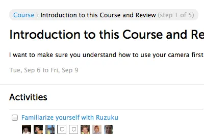 Step header w/ breadcrumbs breadcrumbs