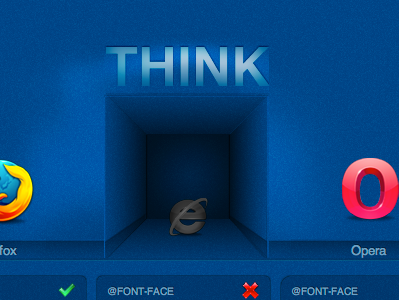 Outsideofit blue browser concept ie ui