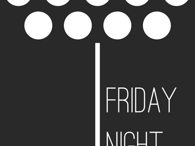 Friday Night Lights Minimal gray lights minimal poster tv