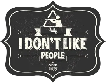 Why i don't like people