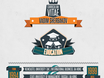CV v3 ai cv illustration illustrator resume ribbon