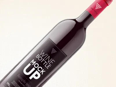 Wine Bottle Mockup bottle mockup psd wine