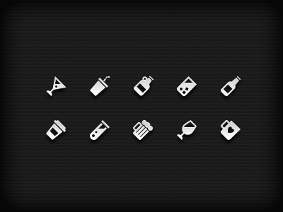 Free Drinks!! beer coffee drinks icon icons iphone pixel perfect simple symbol symbolicons symbols vector wine