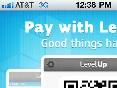 Mobile Landing ios landing page levelup mobile