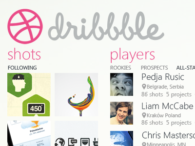Metro Dribbble 7 dribbble metro microsoft phone windows