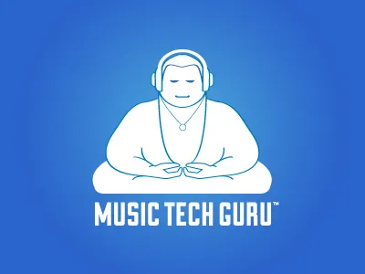 Music Tech Guru brand guru identity logo music