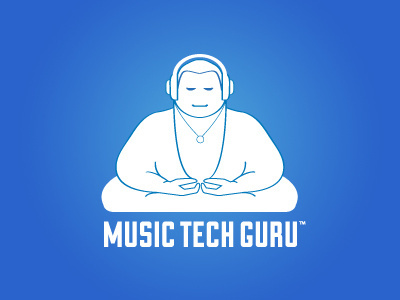 Music Tech Guru brand guru identity logo music