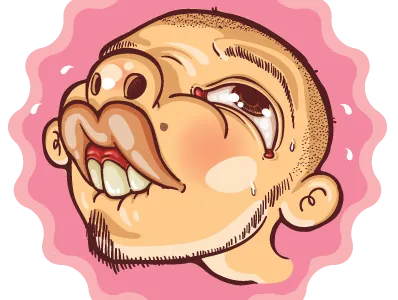 self portrait #2 datamouth funny illustration self portrait