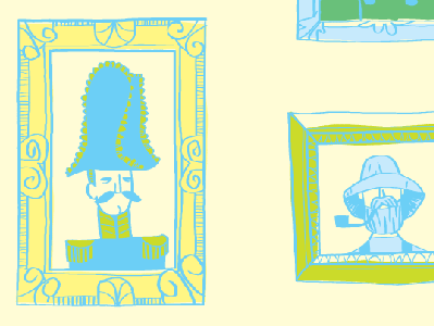 Harbour sample 1 blue captain fisherman fishing frame green harbour line work maritime pattern yellow