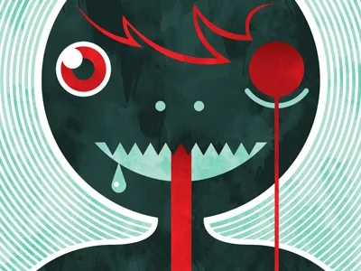 hai zombi datamouth funny hai hello illustration zombie