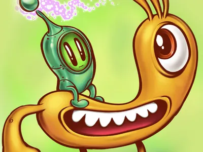 frendz cute datamouth illustration