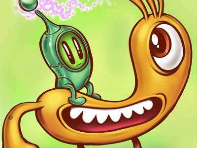 frendz cute datamouth illustration