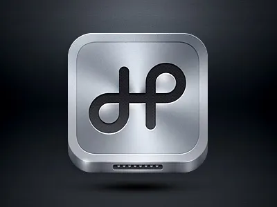 Handras icon apple brushed drive gray h handras icon iphone metal