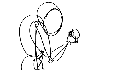 Can ye tell what it is yet?! illustration wireframe