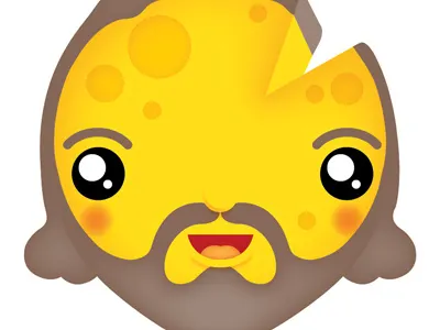 Cheesus cheese datamouth funny illustration