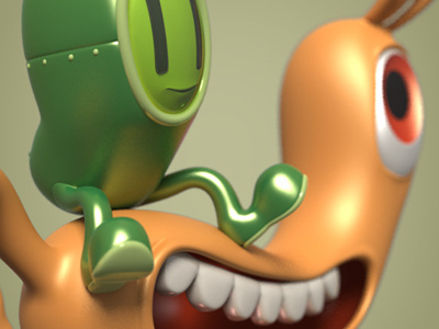 frendz - modeled cute datamouth illustration