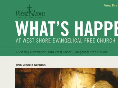 WSEFC Newsletter Concept church email newsletter