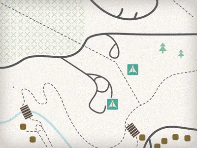 Wedding Map camp cloudland canyon forest map state park wedding