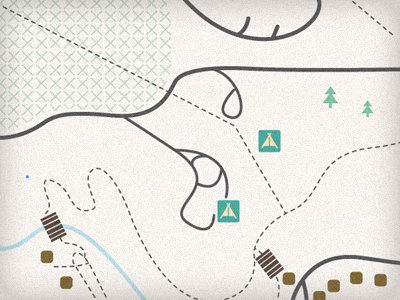 Wedding Map camp cloudland canyon forest map state park wedding