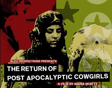 Adult DVD Cover adult black cowgirl dvd film found image gnu green helmet military movie pilot post apocalyptic print print mafia red t exture tan woman women