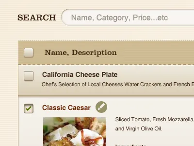 food website