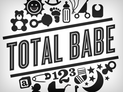 Total Babe Onesie onesie silk screen