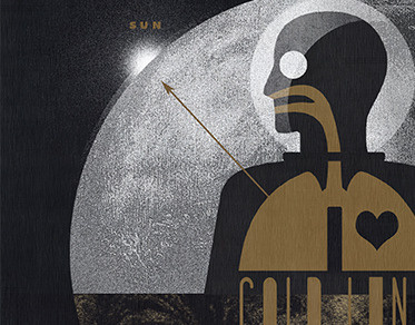 No.1 art astronaut design earth gold moon music space sun