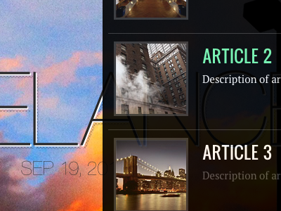 Articles UI framework portfolio responsive ui