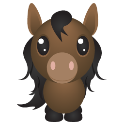 Horse animal chibi child cute horse kawaii