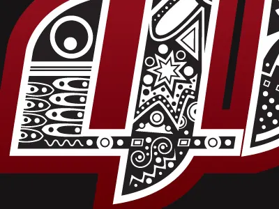 Kiche // Artist Salon + Spa, logo variation death by illustrator illustrator logo mayan vector