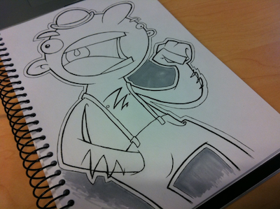Man in Hat hat illustration man
