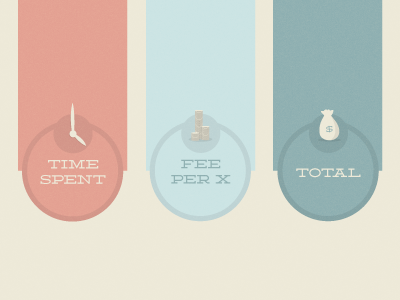Invoice elements blue clock cream deming green illustration invoice money red
